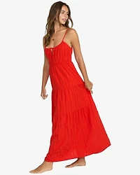 Red Aloha Maxi Dress