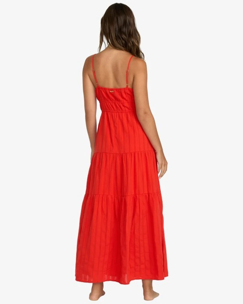 Red Aloha Maxi Dress