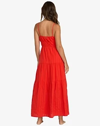 Red Aloha Maxi Dress