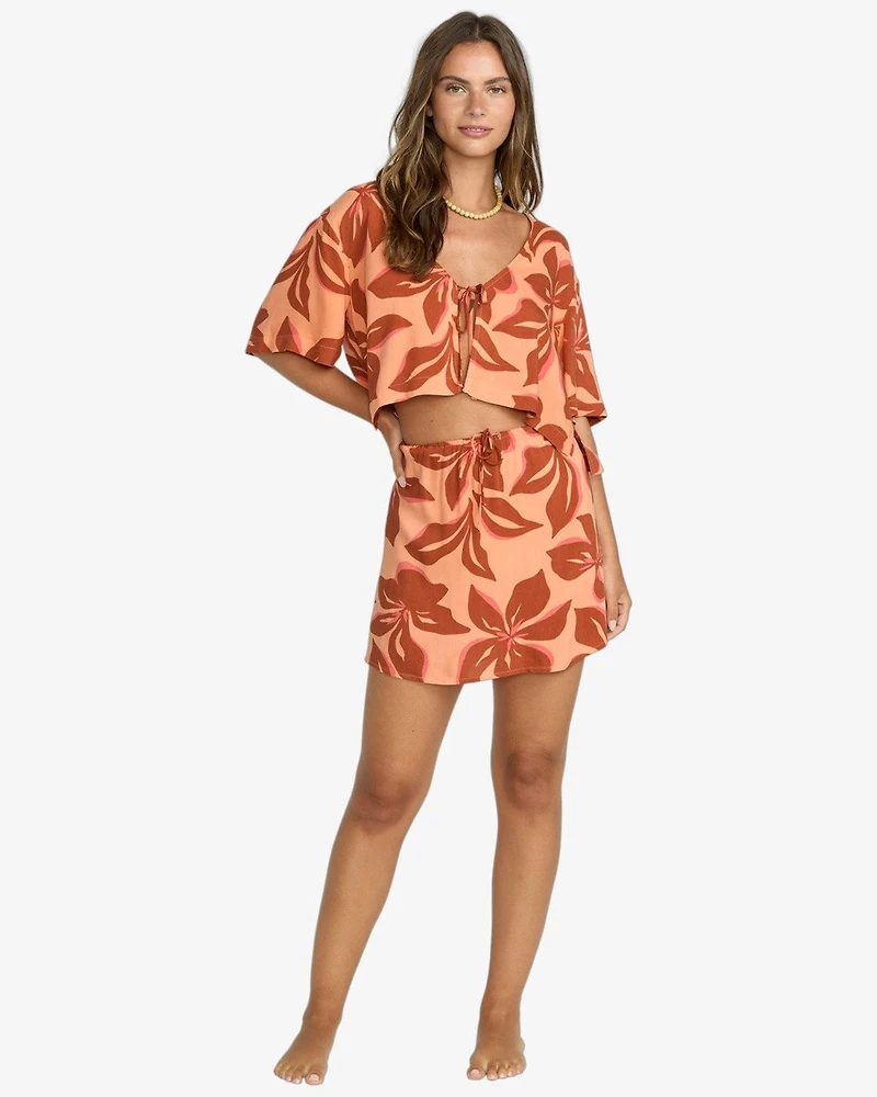 Sunflower Mini Skirt