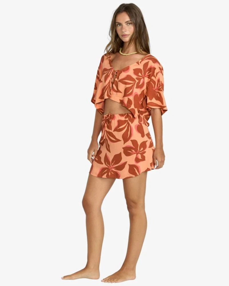 Sunflower Mini Skirt