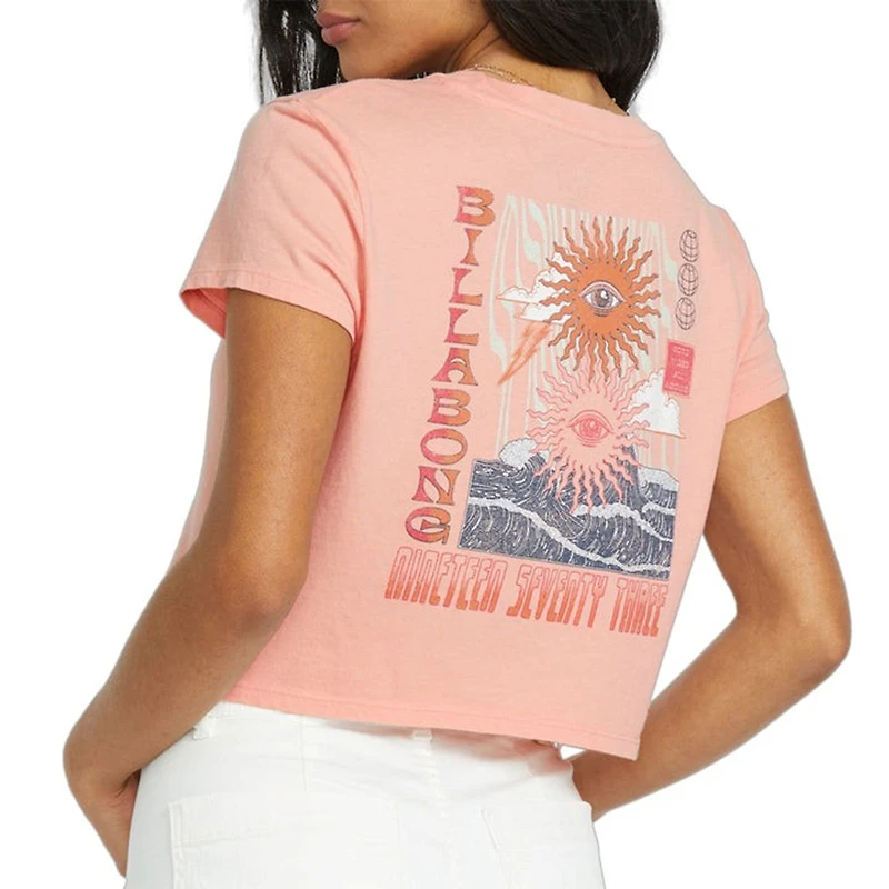 Wave Trip Crop T-Shirt