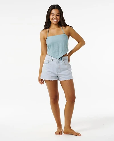 Hibiscus Heat Halter Top