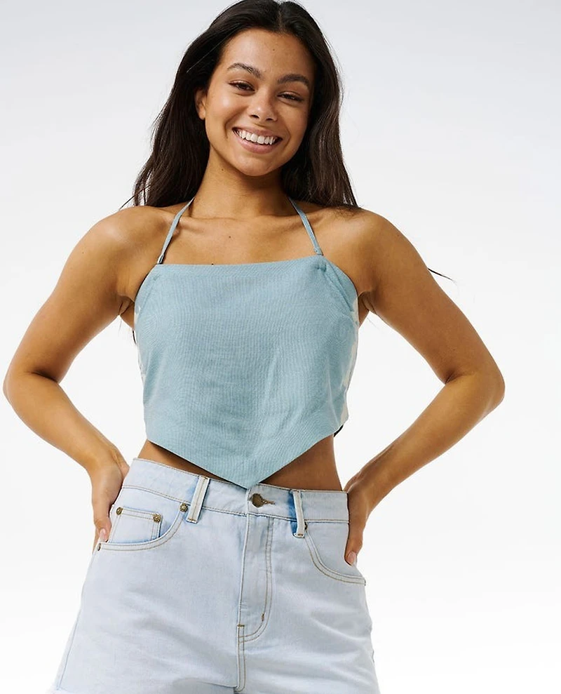 Hibiscus Heat Halter Top