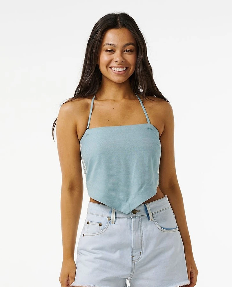 Hibiscus Heat Halter Top