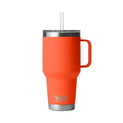 Rambler 35oz Straw Mug- Papaya