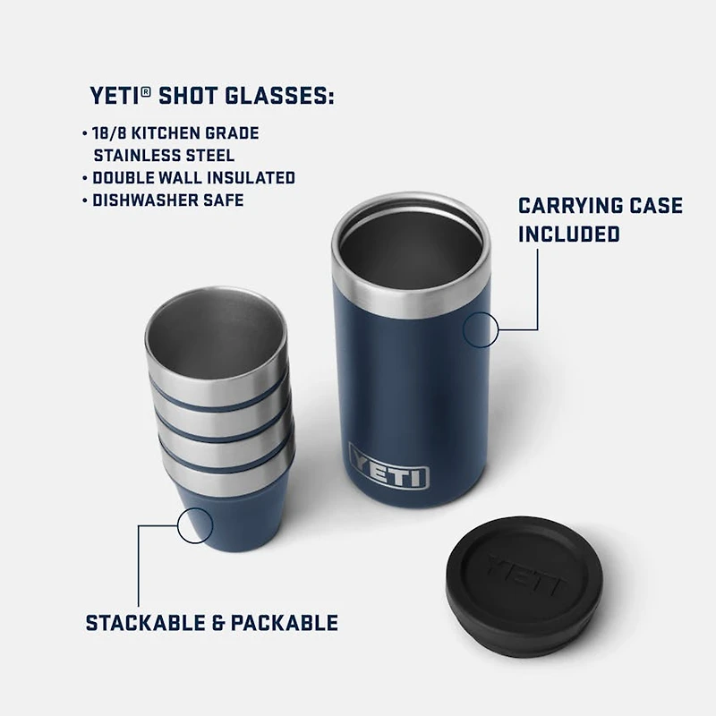 Shot Glasses- Stainless Steel
