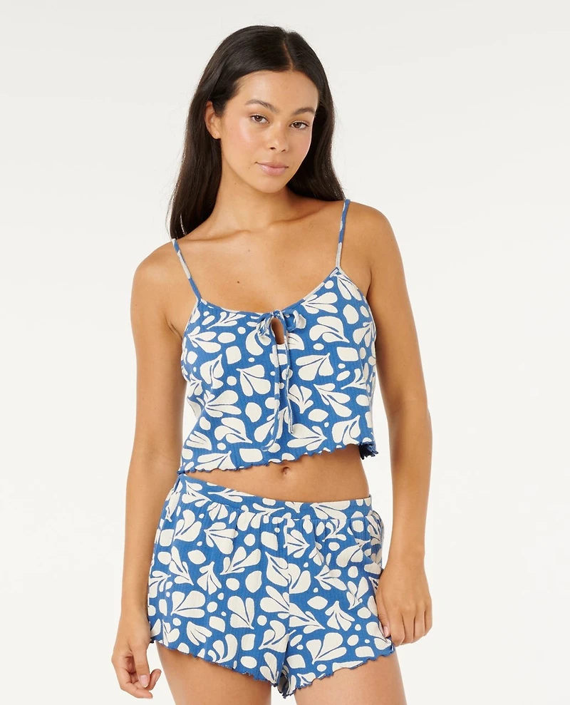 Surf Dreams Printed Rib Cami