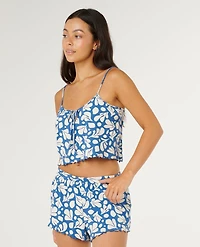 Surf Dreams Printed Rib Cami