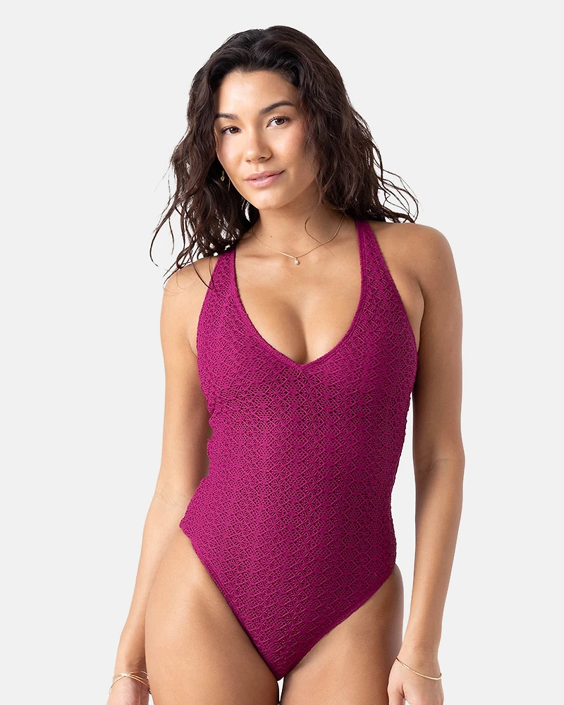 Crochet Plunge One Piece