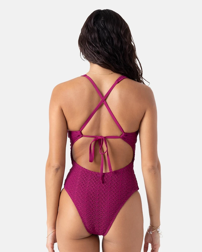Crochet Plunge One Piece