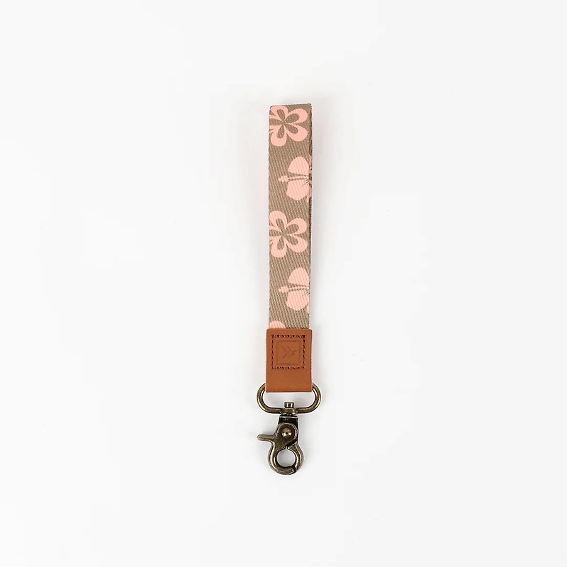 Hawaiian Floral Wrist Lanyard