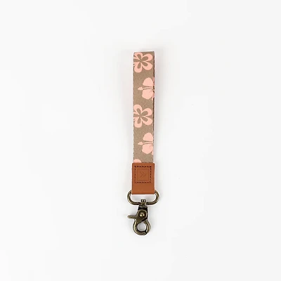 Hawaiian Floral Wrist Lanyard