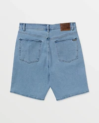 Billow Denim Shorts 22"