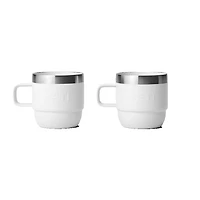 Stackable Mugs 6oz- Wht