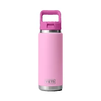 Straw Bottle 26oz- Power Pink