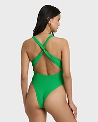 Tanlines Halter One-piece Swim
