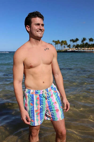 Sea You Blue Men's Swim Short