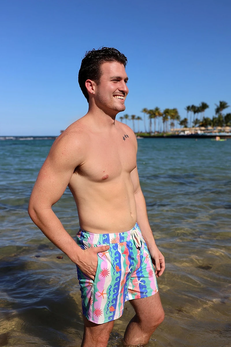 Sea You Blue Men's Swim Short