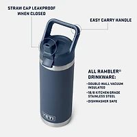 Rambler 18oz Bottle- DEBLO