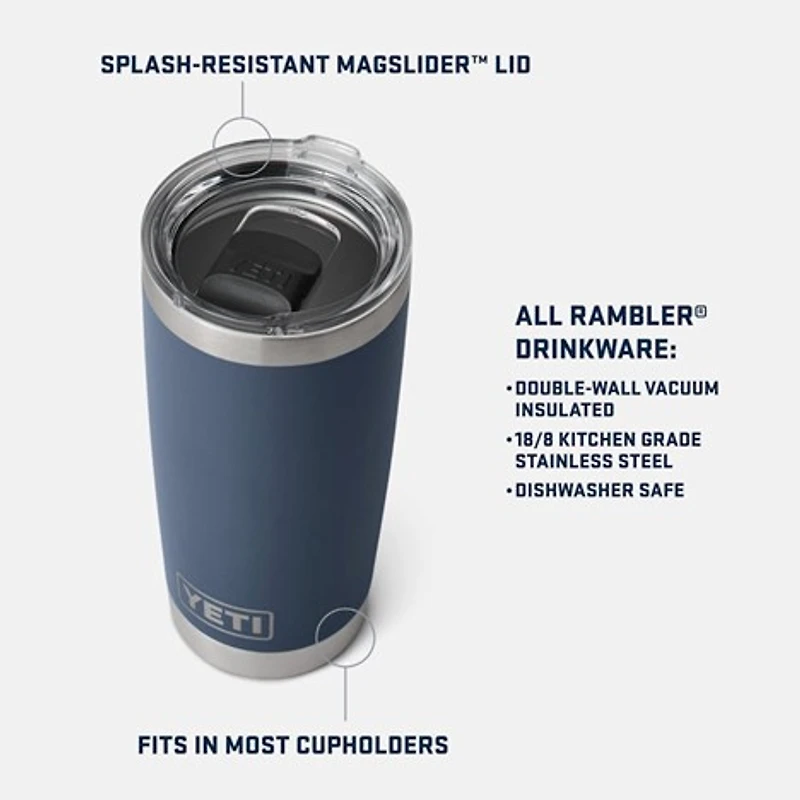 Rambler 20oz Tumbler- RYBLU