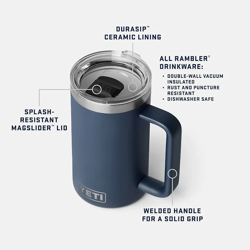 Rambler 24oz Mug - Cape Taupe