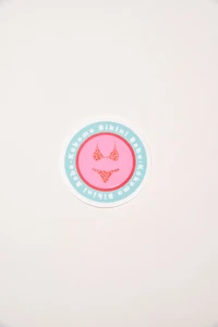 Bikini Babe Large 3" Sticker