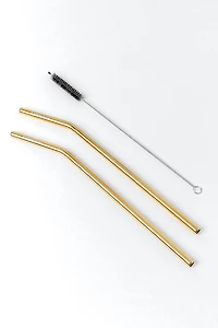 Tumbler Straw 2-Pack Gold