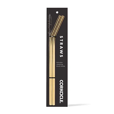 Tumbler Straw 2-Pack Gold