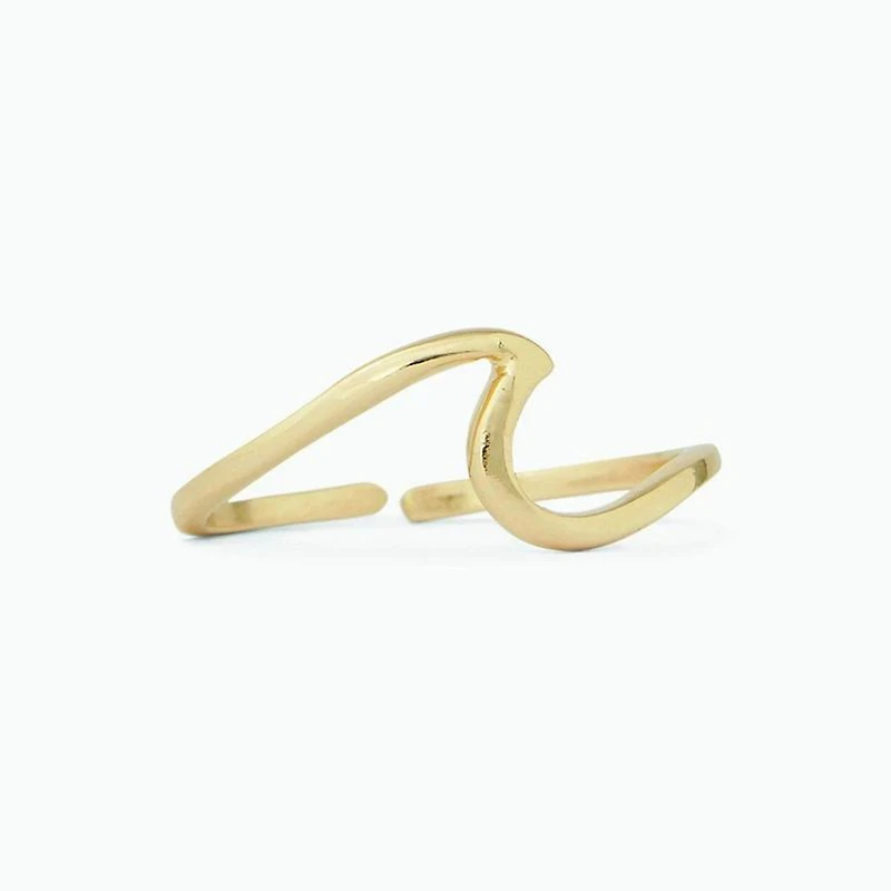 Wave Toe Ring