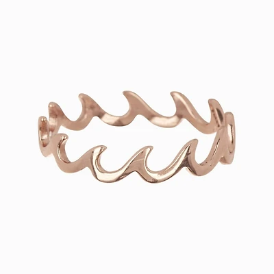 Wave Band Ring