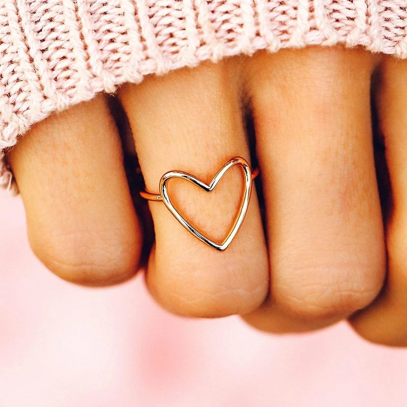 Big Heart Band Ring