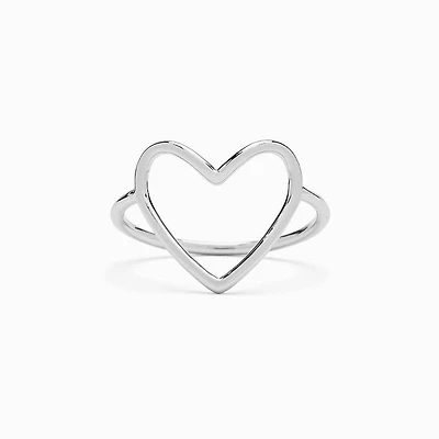 Big Heart Band Ring