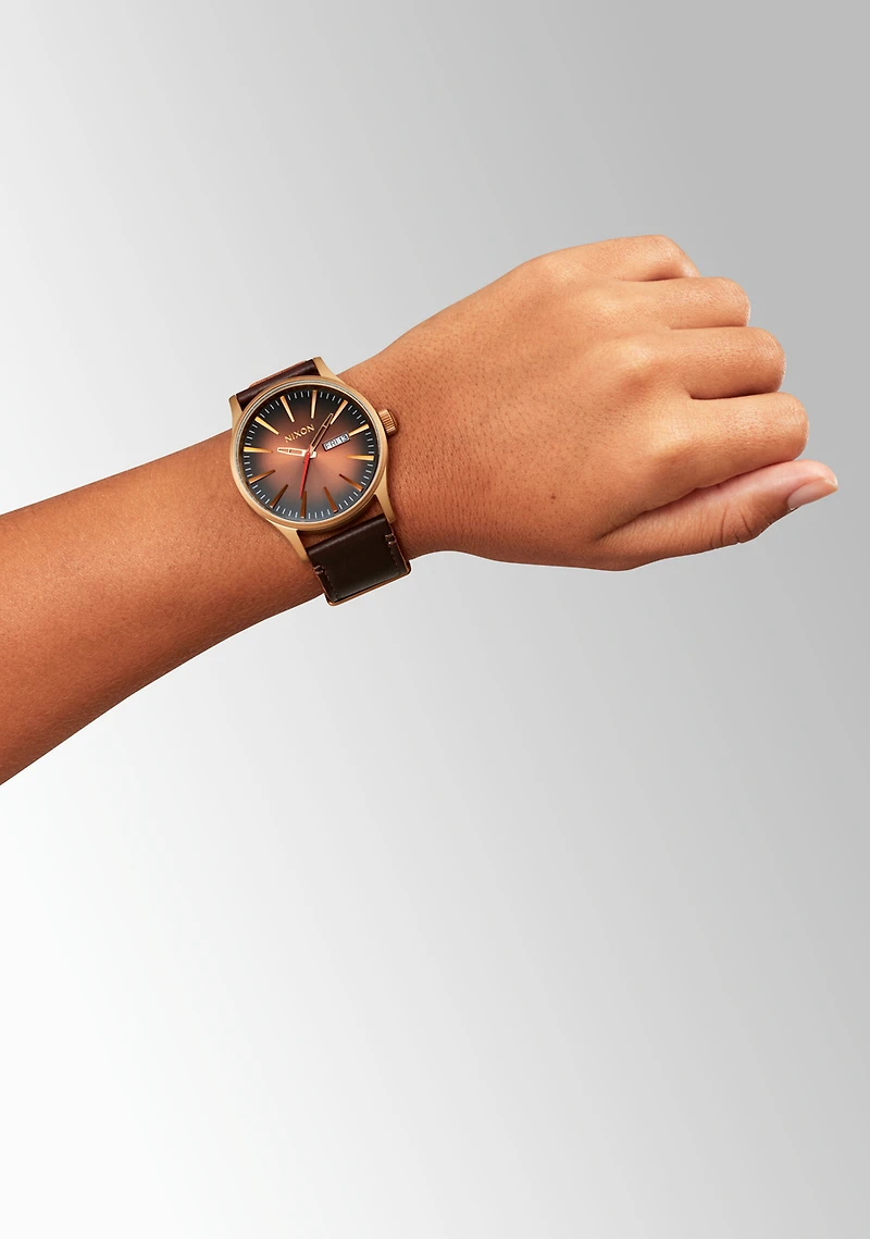 Sentry Leather Watch
