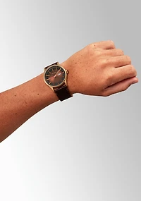 Sentry Leather Watch