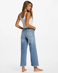 Free Fall Indigo High-Waisted