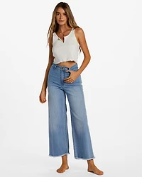 Free Fall Indigo High-Waisted