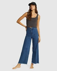 Free Fall Indigo High-Waisted