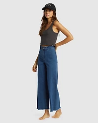 Free Fall Indigo High-Waisted