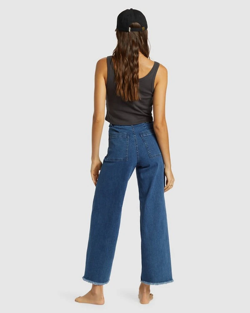 Free Fall Indigo High-Waisted