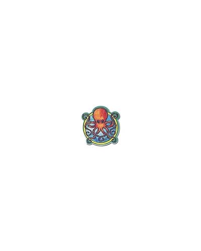 Painted Octopus Mini Sticker
