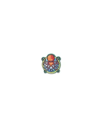 Painted Octopus Mini Sticker