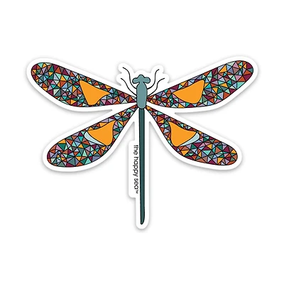 4" Dragon Fly Vinyl Sticker