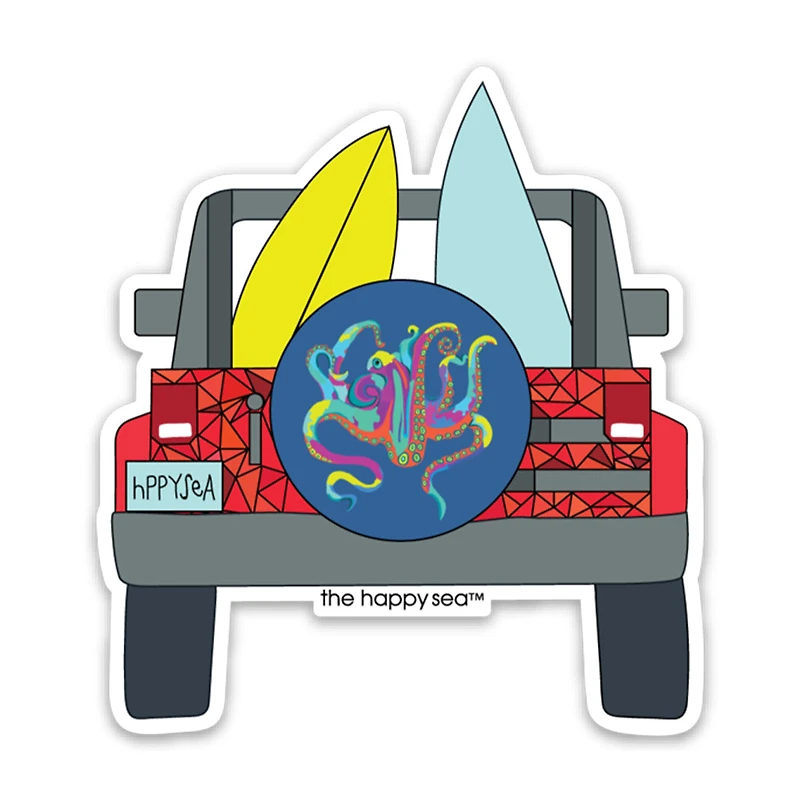 3" Jeep Vinyl Sticker