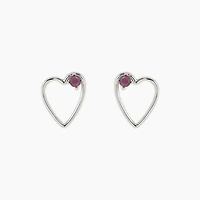 Sweetheart Stone Earrings
