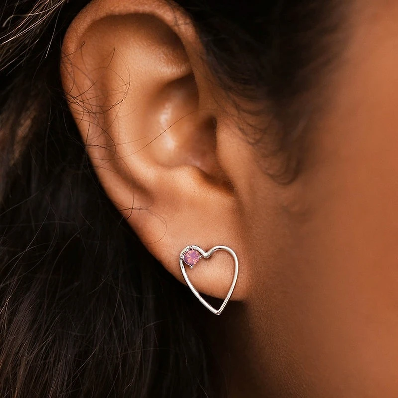 Sweetheart Stone Earrings