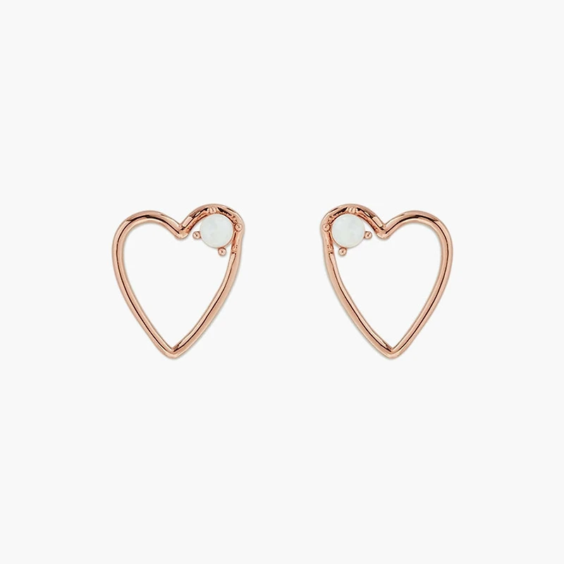 Sweetheart Stone Earrings