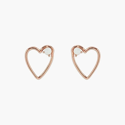 Sweetheart Stone Earrings