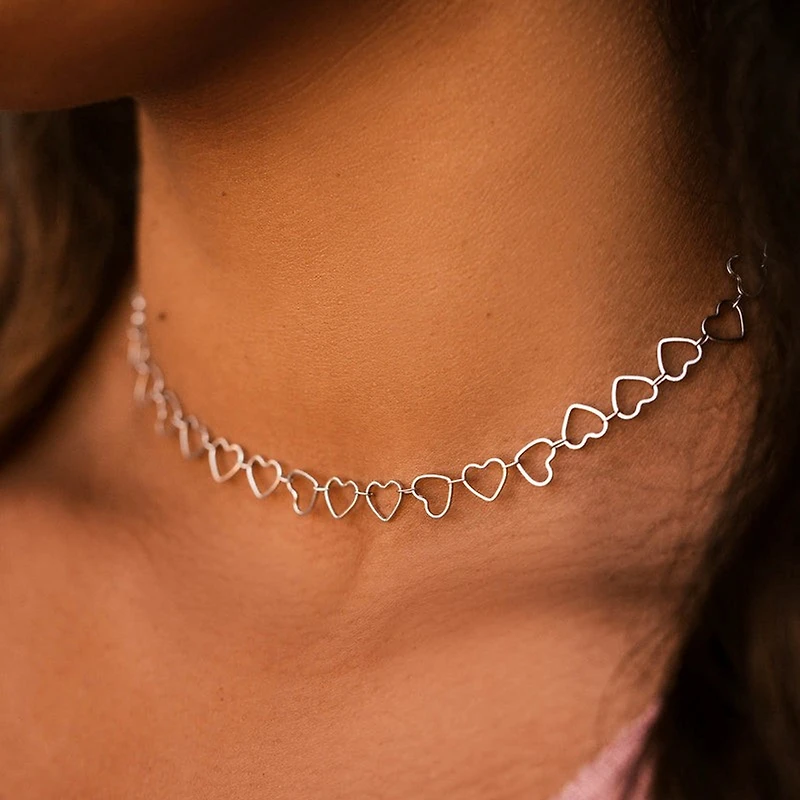Heart Chain Choker