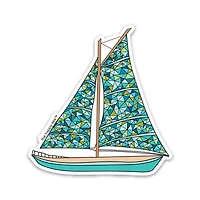 3" Sailboat Vinyl Sticker